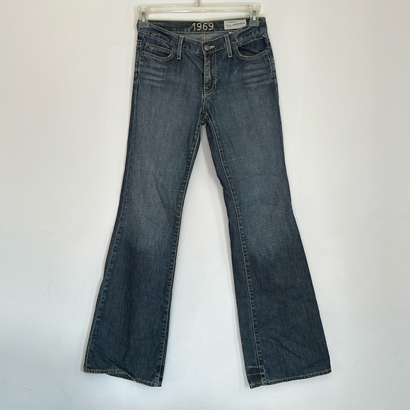 Vintage Low Rise Western Bootcut Jeans 4R - Picture 1 of 7